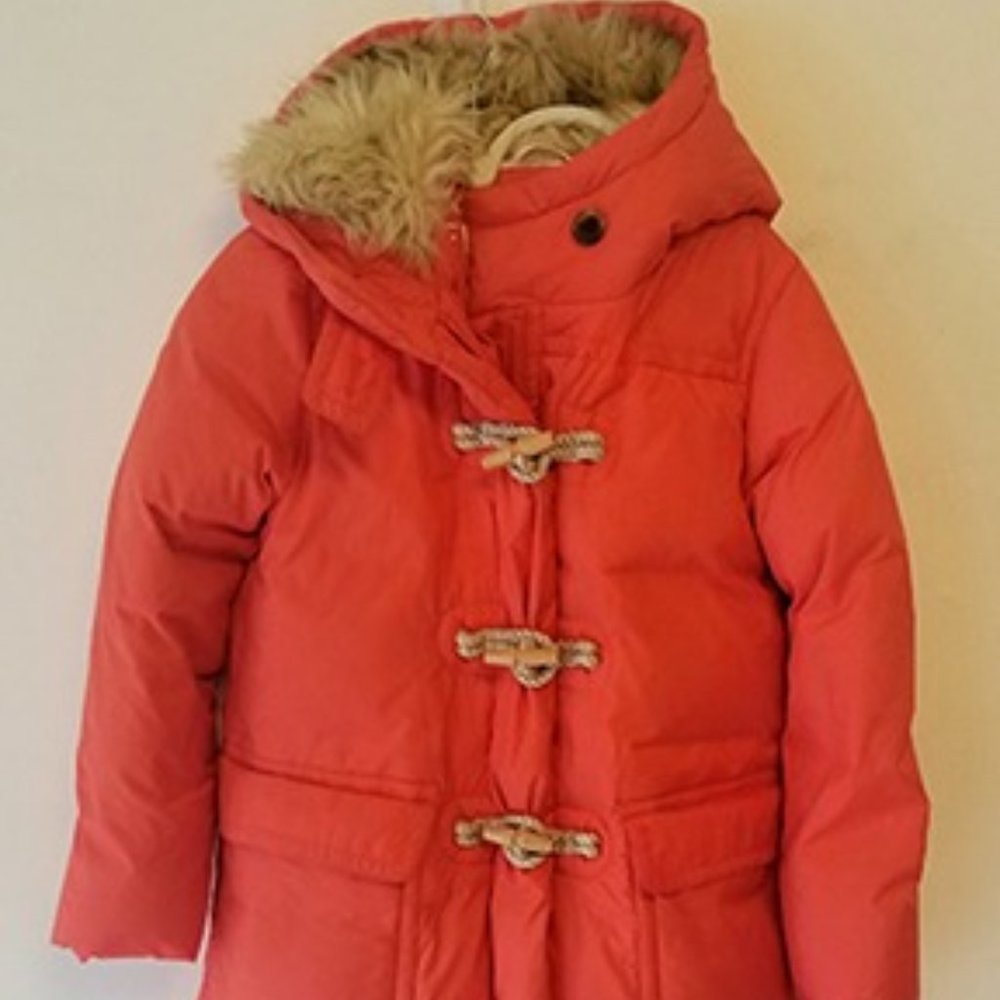 Crewcuts down puffer coat size 8 girl.J Crew